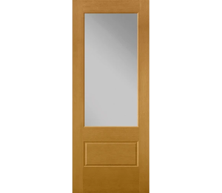 Tallahassee 3 Quaters Light Fiberglass Entry Door