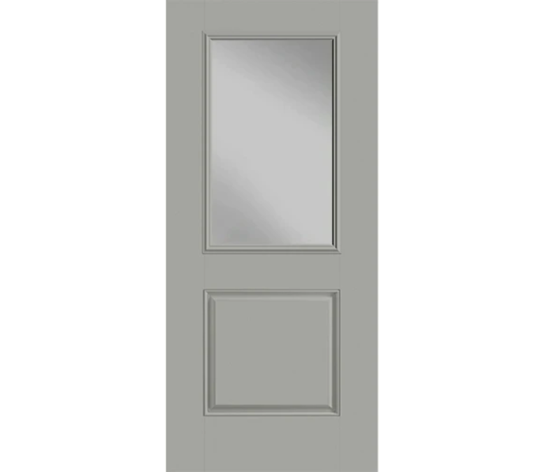 Tallahassee Half Light 1 Panel Fiberglass Entry Door