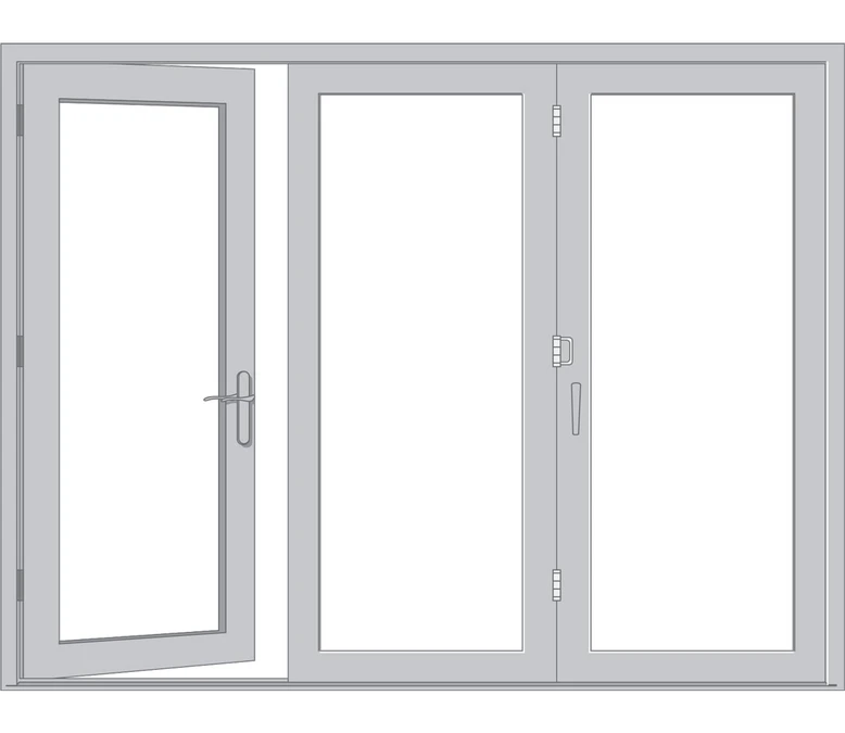 Tallahassee Pella Architect Reserve Series Contemporary Bifold Patio Door