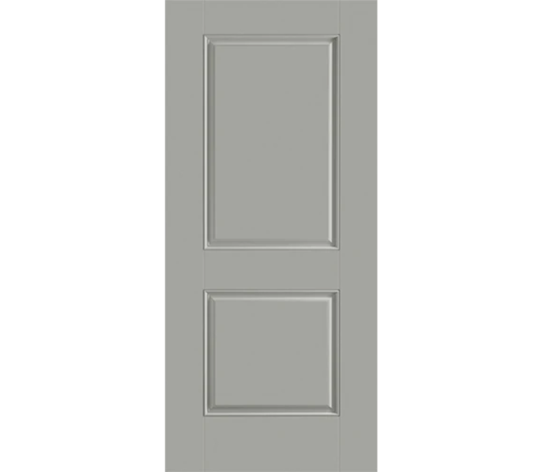 Tallahassee Two Panel Square Fiberglass Entry Door